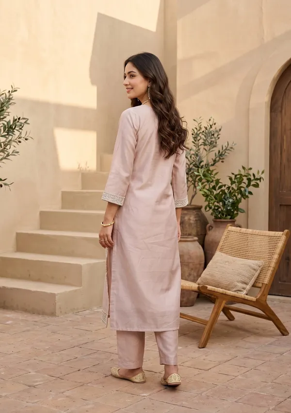 Mauve_Threadwork_Straight_Kurta_With_Pant_Regular_And_Dupatta