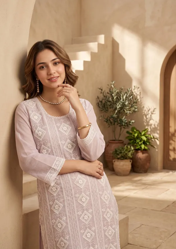 Mauve_Threadwork_Straight_Kurta_With_Pant_Regular_And_Dupatta