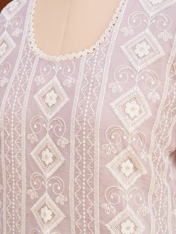 Mauve_Threadwork_Straight_Kurta_With_Pant_Regular_And_Dupatta