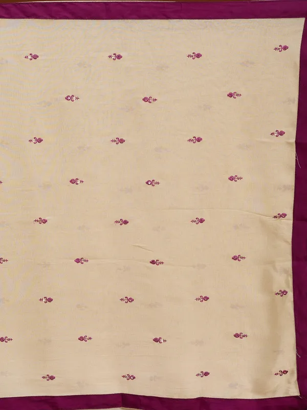 Wine_Art_Silk_Threadwork_A_Line_Kurta_With_Pant_Regular_And_Dupatta
