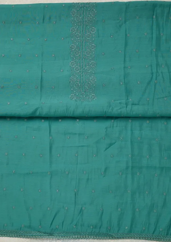 Blue_Semi_Crepe_Threadwork_Unstitched_Dress_Material_With_Matching_Bottom_And_Dupatta