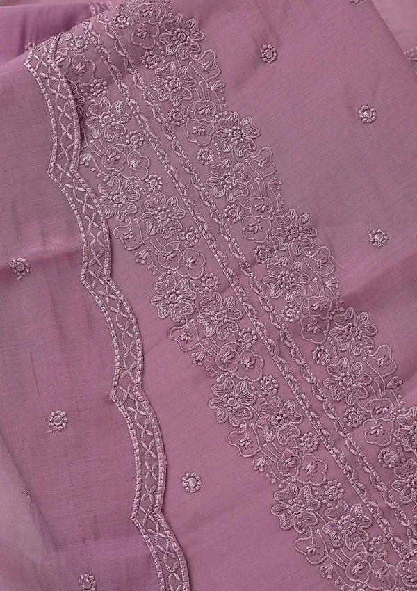 Lavender_Semi_Crepe_Threadwork_Unstitched_Dress_Material_With_Matching_Bottom_And_Dupatta