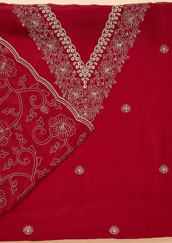 Rani_Pink_Shimmer_Threadwork_Unstitched_Dress_Material_With_Matching_Bottom_And_Dupatta