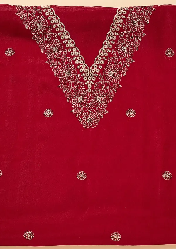 Rani_Pink_Shimmer_Threadwork_Unstitched_Dress_Material_With_Matching_Bottom_And_Dupatta