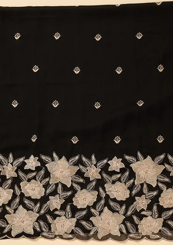 Black_Chinon_Threadwork_Unstitched_Dress_Material_With_Matching_Bottom_And_Dupatta