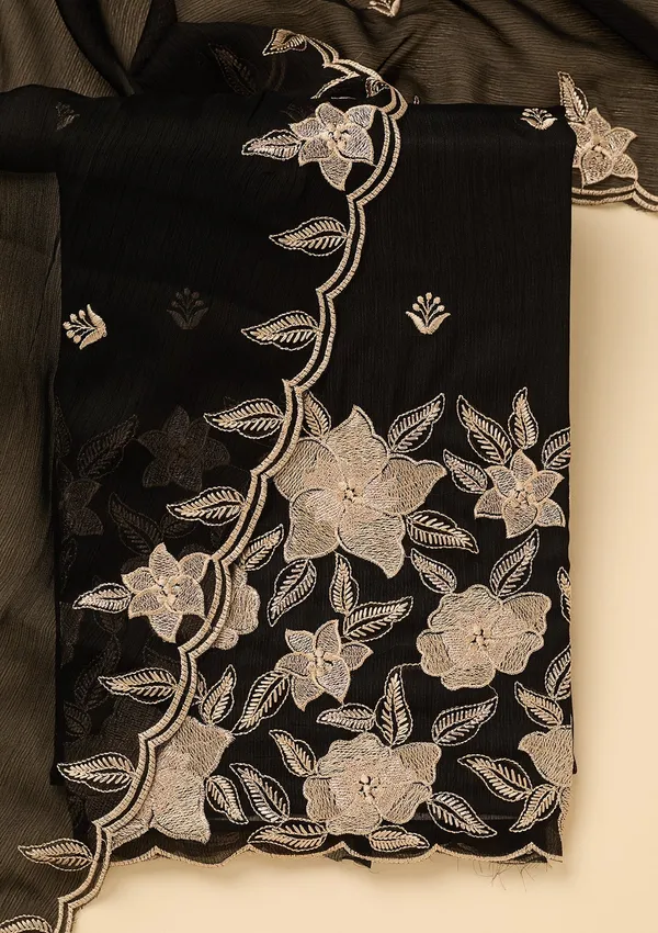 Black_Chinon_Threadwork_Unstitched_Dress_Material_With_Matching_Bottom_And_Dupatta