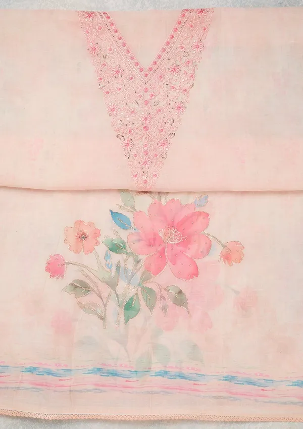 Baby_Pink_Cotton_Threadwork_Unstitched_Dress_Material_With_Matching_Bottom_And_Dupatta