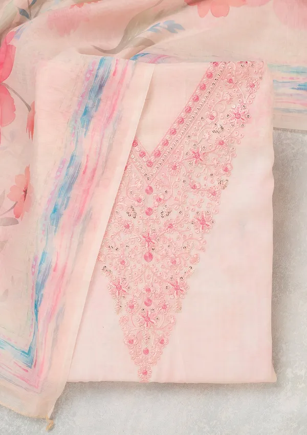 Baby_Pink_Cotton_Threadwork_Unstitched_Dress_Material_With_Matching_Bottom_And_Dupatta