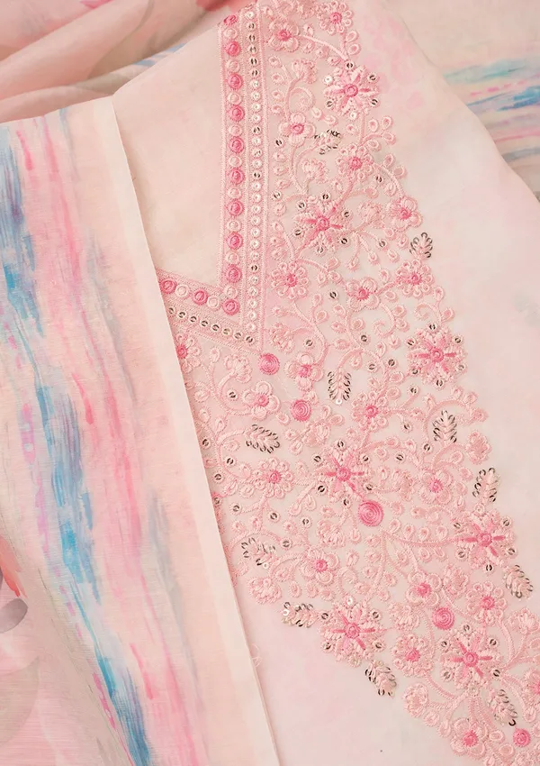 Baby_Pink_Cotton_Threadwork_Unstitched_Dress_Material_With_Matching_Bottom_And_Dupatta