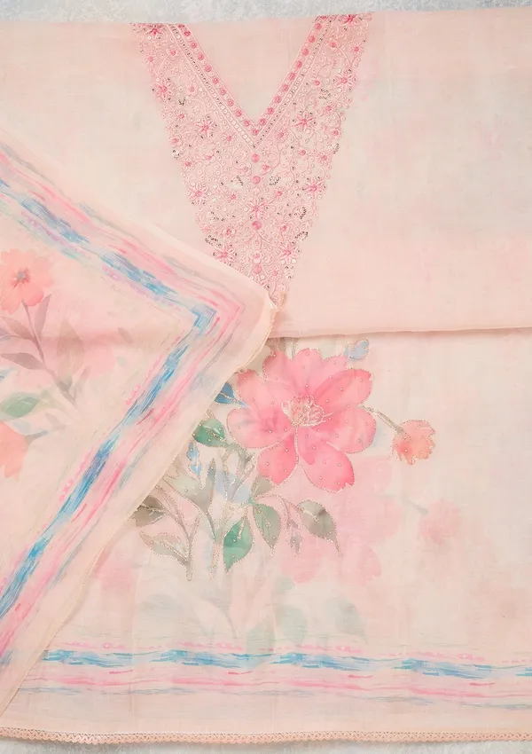 Baby_Pink_Cotton_Threadwork_Unstitched_Dress_Material_With_Matching_Bottom_And_Dupatta