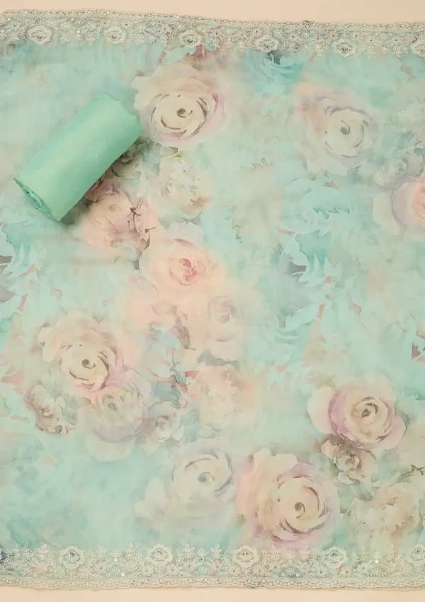 Sea_Green_Tissue_Threadwork_Unstitched_Dress_Material_With_Matching_Bottom_And_Dupatta