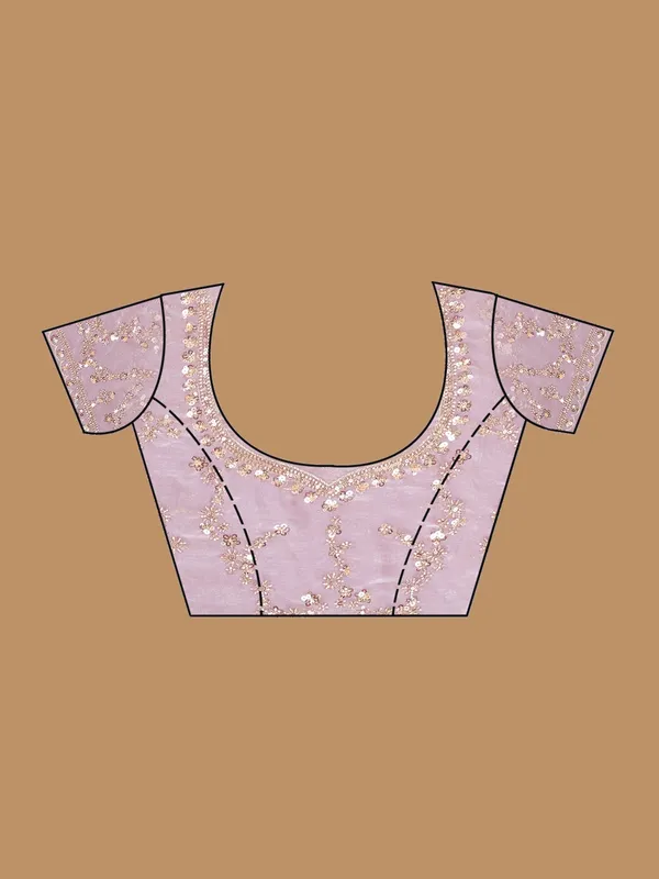 Lavender_Tissue_Sequins_Saree_With_Matching_Blouse_Piece