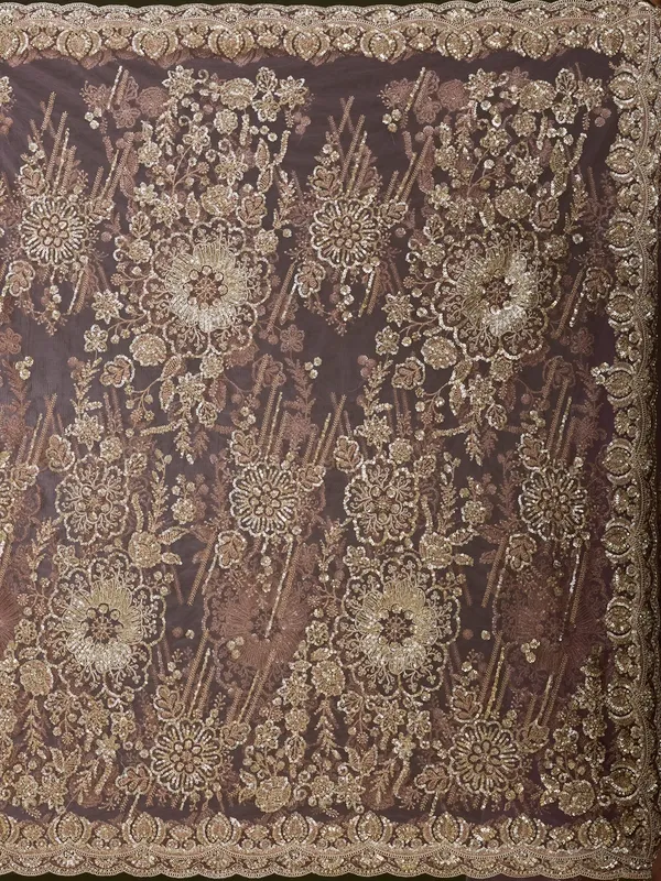 Mauve_Net_Sequins_Saree_With_Matching_Blouse_Piece