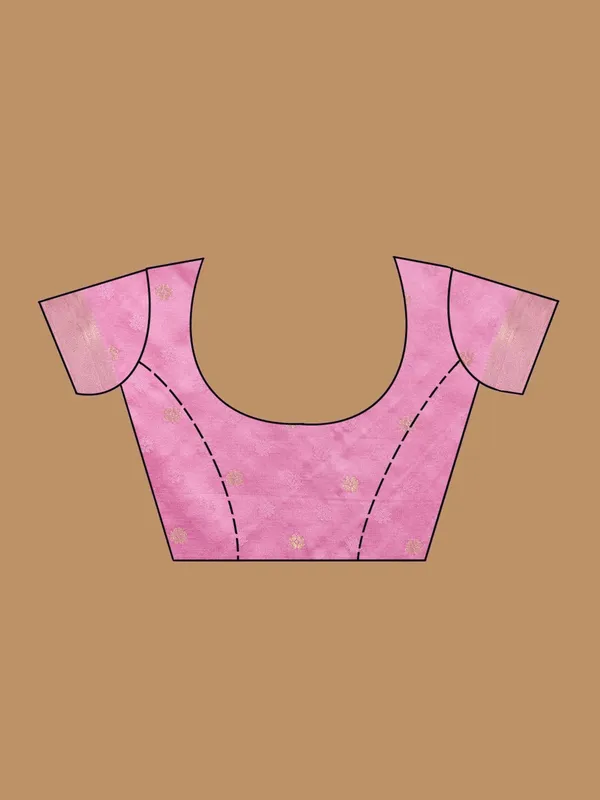 Onion_Pink_Silk_Jaal_Saree_With_Matching_Blouse_Piece