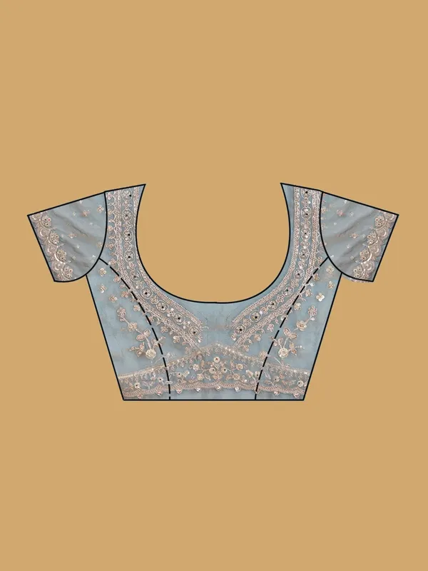 Sky_Blue_Sequins_Tissue_Saree