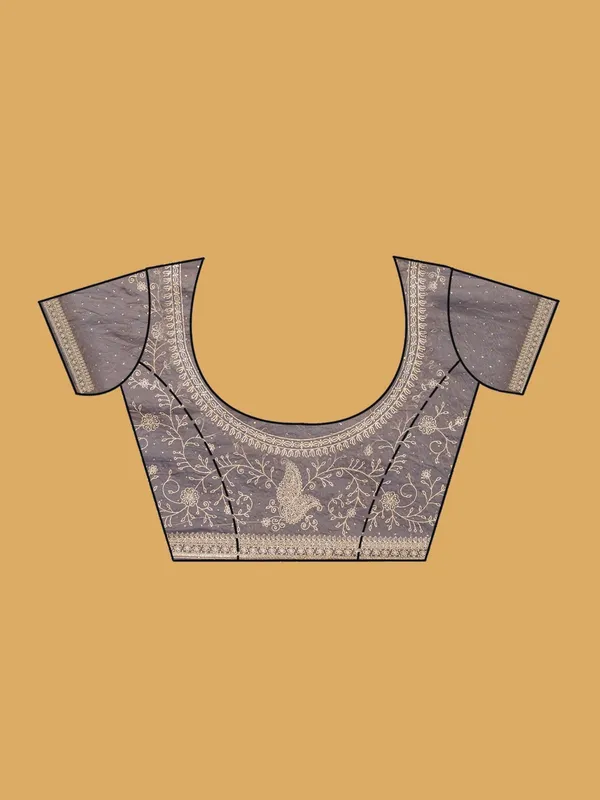 Grey_Zariwork_Gold_Tissue_Saree