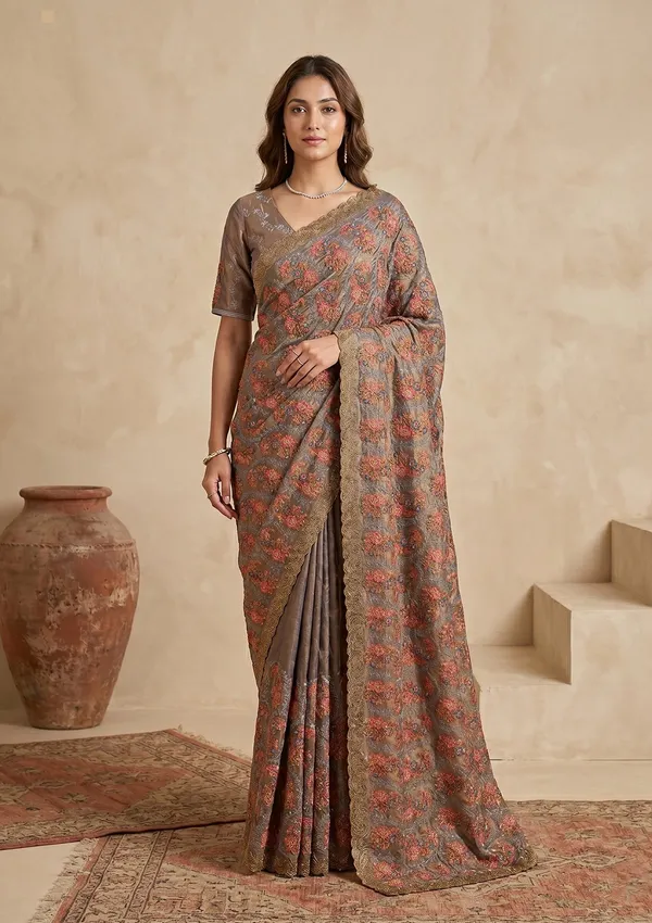 Grey_Kashmiri_Tissue_Saree