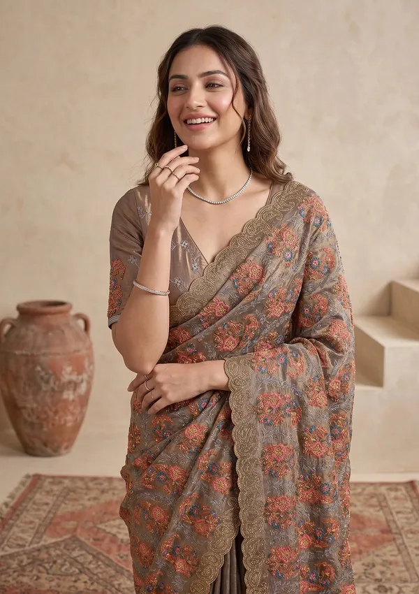 Grey_Kashmiri_Tissue_Saree