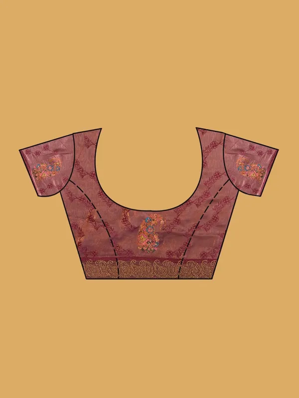 Mauve_Kashmiri_Tissue_Saree