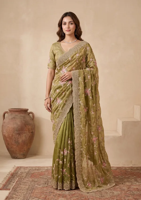 Pista_Green_Threadwork_Tissue_Saree