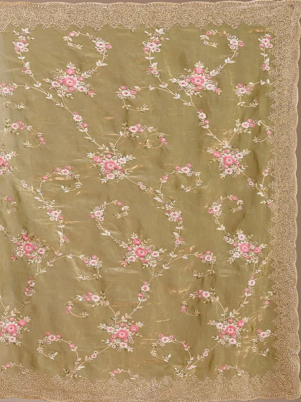 Pista_Green_Threadwork_Tissue_Saree
