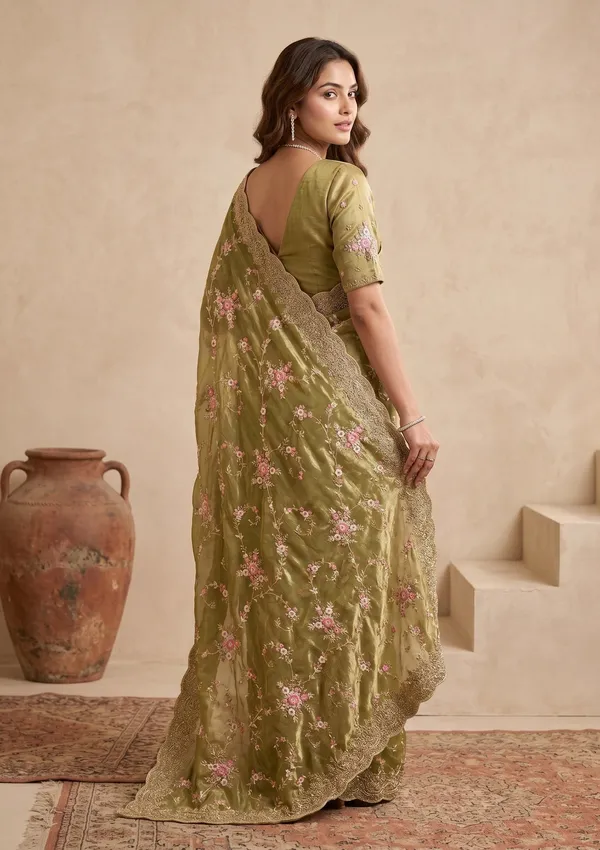 Pista_Green_Threadwork_Tissue_Saree