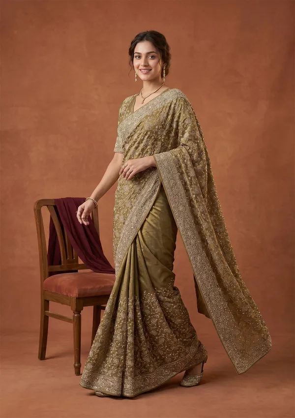 Pista_Green_Zariwork_Gold_Tissue_Saree