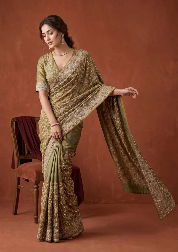 Pista_Green_Zariwork_Gold_Tissue_Saree