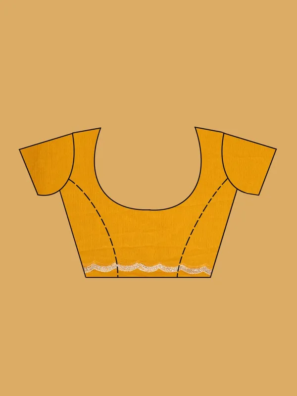 Mustard_Zariwork_Gold_Chiffon_Saree