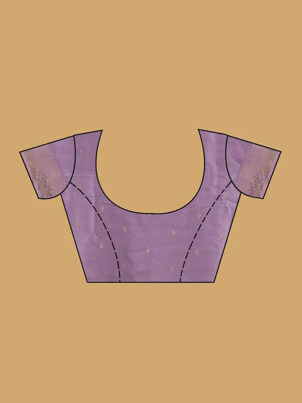 Lavender_Stonework_Gold_Art_Silk_Saree