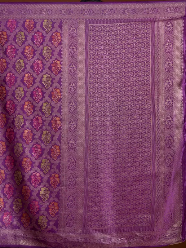 Purple_Banarasi_Art_Silk_Saree