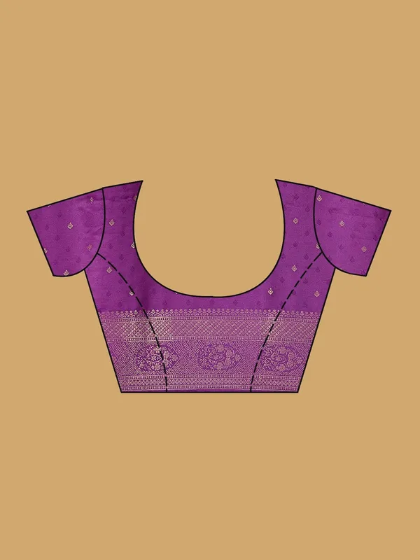 Purple_Banarasi_Art_Silk_Saree