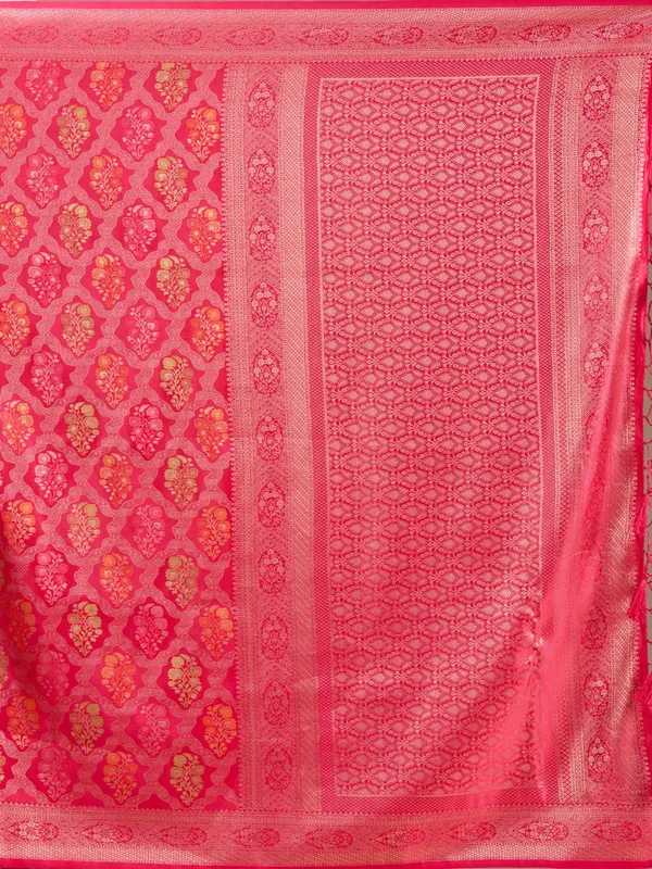 Rani_Pink_Banarasi_Art_Silk_Saree