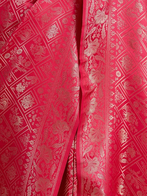 Rani_Pink_Patola_Art_Silk_Saree