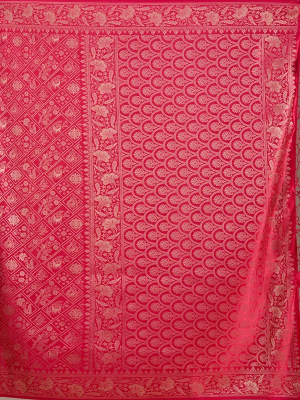 Rani_Pink_Patola_Art_Silk_Saree