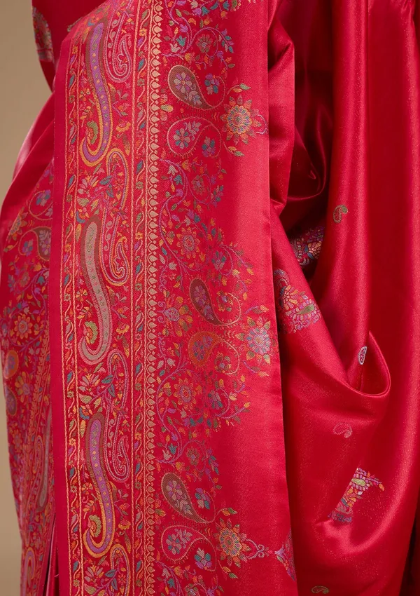 Rani_Pink_Kanjivaram_Art_Silk_Saree