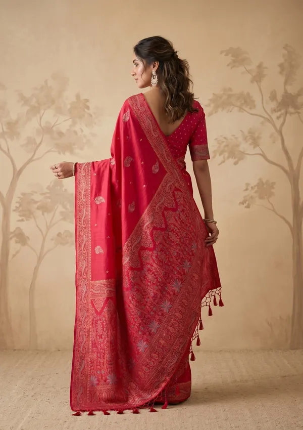 Rani_Pink_Kanjivaram_Art_Silk_Saree