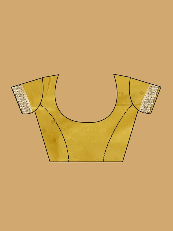 Yellow_Banarasi_Art_Silk_Saree