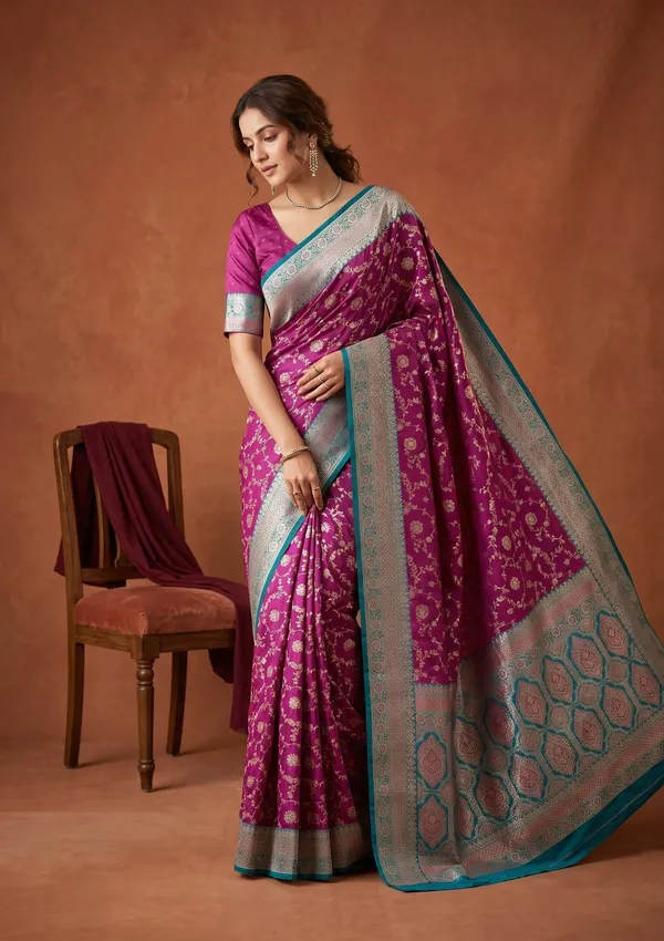 Purple_Banarasi_Art_Silk_Saree