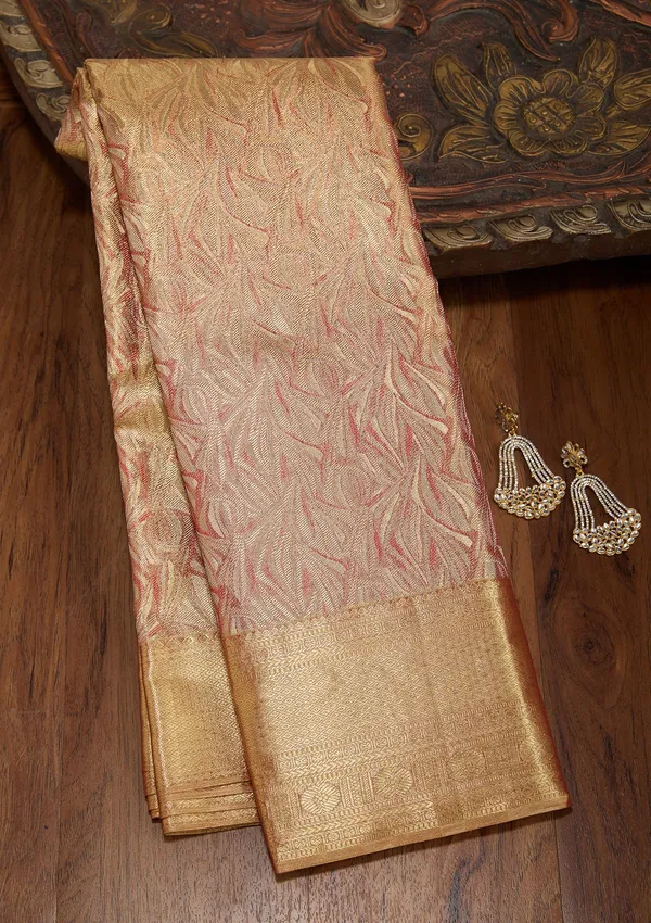 Gold_Dharmavaram_Pure_Silk_Saree
