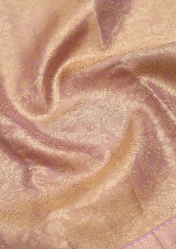 Lavender_Dharmavaram_Pure_Silk_Saree