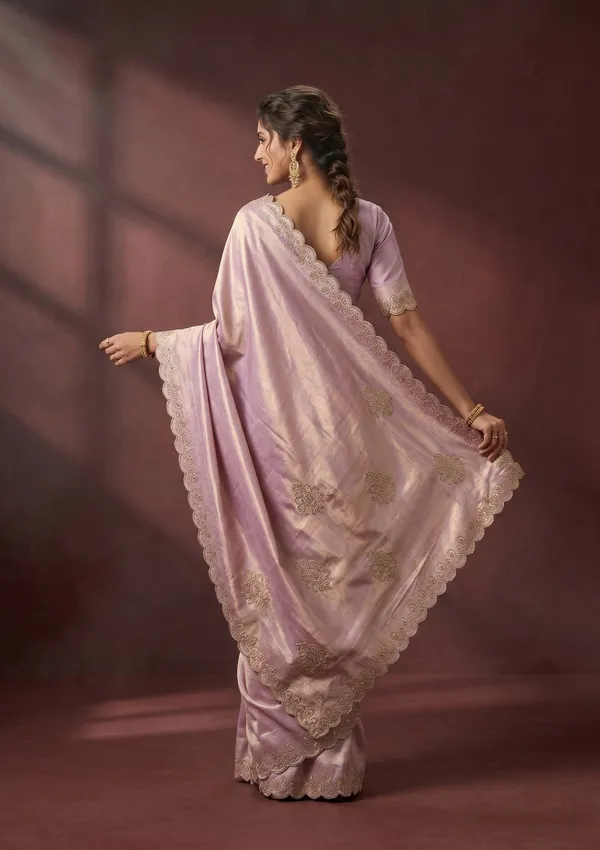 Lavender_Swarovski_Art_Silk_Saree