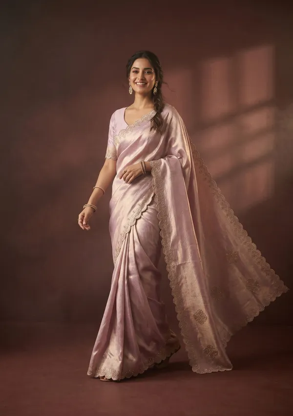 Lavender_Swarovski_Art_Silk_Saree