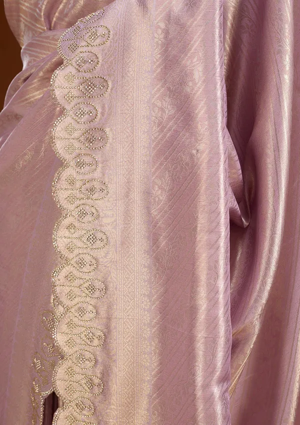Lavender_Swarovski_Art_Silk_Saree