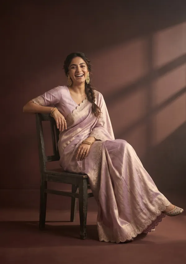 Lavender_Swarovski_Art_Silk_Saree
