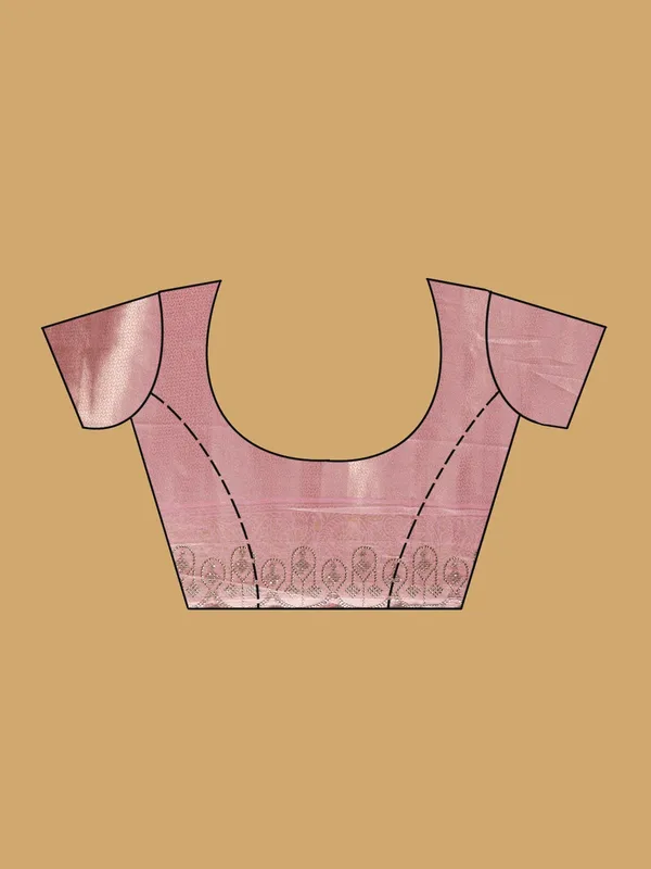 Pink_Swarovski_Art_Silk_Saree