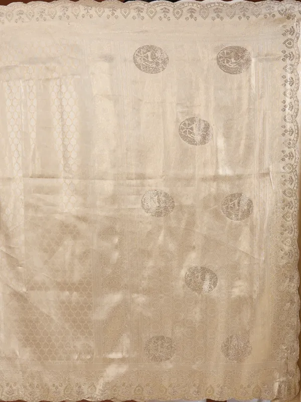 Gold_Swarovski_Art_Silk_Saree