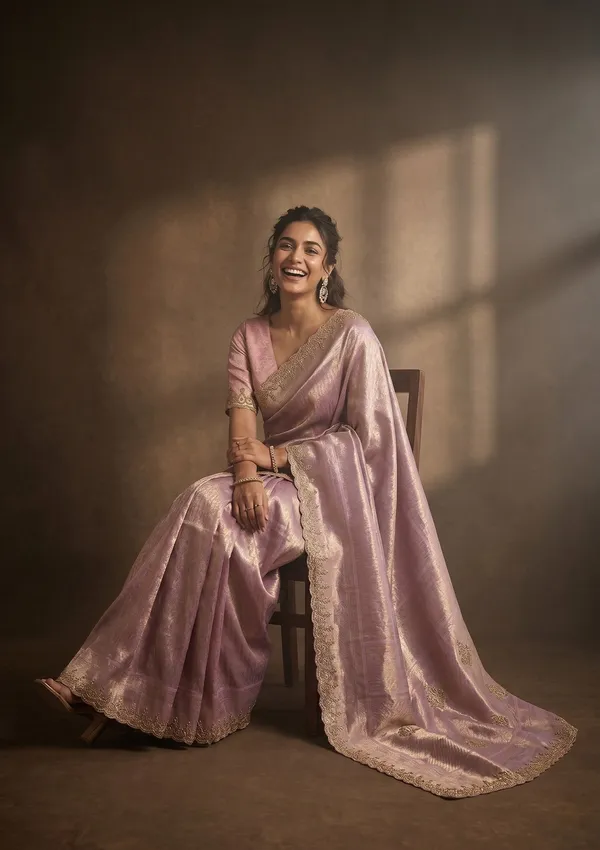 Lavender_Swarovski_Art_Silk_Saree