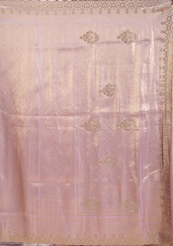 Lavender_Swarovski_Art_Silk_Saree