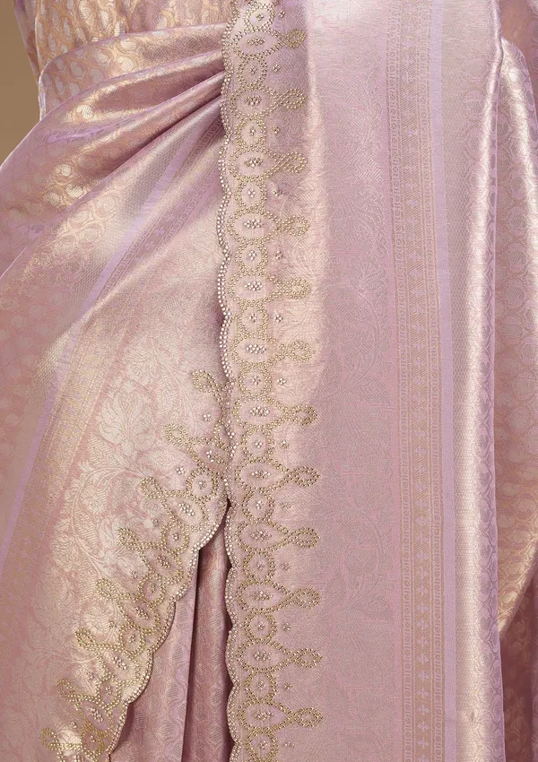 Lavender_Swarovski_Art_Silk_Saree